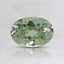 6.8x4.9mm Unheated Green Oval Montana Sapphire