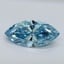 2.01 Ct. Fancy Vivid Blue Marquise Lab Grown Diamond