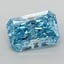 2.03 Ct. Fancy Vivid  Blue Radiant Lab Grown Diamond