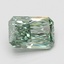 2.04 Ct. Fancy Vivid Green Radiant Lab Grown Diamond