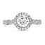 Custom Round and Marquise Milgrain Diamond Ring