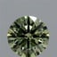 1.59 Ct. Fancy Vivid Green Round Lab Grown Diamond