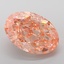 14.53 Ct. Fancy Vivid Pink Oval Lab Grown Diamond