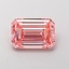2.11 Ct. Fancy Vivid  Pink Emerald Lab Grown Diamond