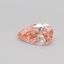 0.50 Ct. Fancy Intense Pink Pear Lab Grown Diamond