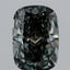 1.40 Ct. Fancy Intense  Green Cushion Lab Grown Diamond