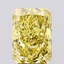 4.76 Ct. Fancy Vivid  Yellow Radiant Lab Grown Diamond