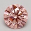 2.70 Ct. Fancy Intense Pink Round Lab Grown Diamond