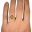 The Tarin Ring, smalltop view on a hand