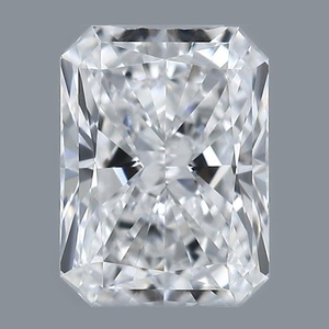 Radiant diamond — real photo