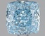 1.52 Ct. Fancy Vivid Blue Cushion Lab Grown Diamond