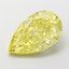 4.11 Ct. Fancy Yellow Pear Lab Grown Diamond