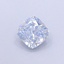 1.04 Ct. Fancy Light  Blue Cushion Lab Grown Diamond