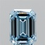 2.06 Ct. Fancy Vivid Blue Emerald Lab Grown Diamond