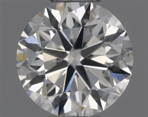 Round diamond — real photo