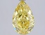 2.10 Ct. Fancy Vivid Yellow Yellow Pear Lab Grown Diamond