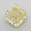 2.06 Ct. Fancy  Yellow Cushion Lab Grown Diamond