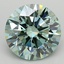 2.36 Ct. Fancy Intense  Green Round Lab Grown Diamond
