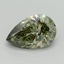 3.00 Ct. Fancy Vivid Green Pear Lab Grown Diamond