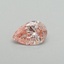 0.30 Ct. Fancy Vivid Pink Pear Lab Grown Diamond