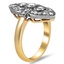 The Positano Ring, smalltop view on a hand