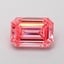1.19 Ct. Fancy Vivid Pink Emerald Lab Grown Diamond