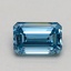 0.53 Ct. Fancy Intense Blue Emerald Lab Grown Diamond