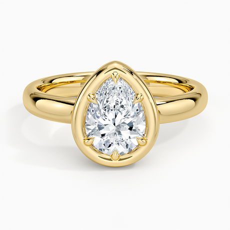 Andrea Bezel Prong Ring