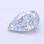 1.23 Ct. Fancy Intense  Blue Pear Lab Grown Diamond