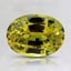 8.3x6.1mm Unheated Yellow Oval Australian Sapphire