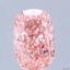 2.56 Ct. Fancy Vivid Pink Cushion Lab Grown Diamond