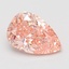 3.08 Ct. Fancy Vivid Pink Pear Lab Grown Diamond