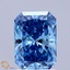 2.02 Ct. Fancy Vivid Blue Radiant Lab Grown Diamond