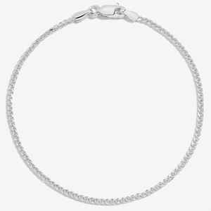 Dakota 7 in. Wheat Chain Bracelet (1.25mm)