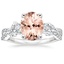Platinum Luxe Willow Three Stone Diamond Ring (1/2 ct. tw.), smalltop view
