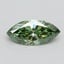 0.50 Ct. Fancy Vivid Green Marquise Lab Grown Diamond