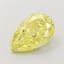 2.94 Ct. Fancy Intense Yellow Pear Lab Grown Diamond