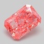 1.60 Ct. Fancy Vivid Pink Radiant Lab Grown Diamond