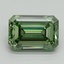 2.19 Ct. Fancy Vivid Green Emerald Lab Grown Diamond