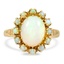 Retro Opal Cocktail Ring