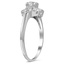 The Boise Ring, smalltop view on a hand