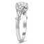 The Annemarie Ring, smalltop view on a hand