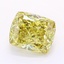1.50 Ct. Fancy Intense Yellow Cushion Lab Grown Diamond