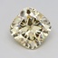 1.06 Ct. Fancy Light  Yellow Cushion Lab Grown Diamond
