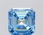 5.01 Ct. Fancy Vivid Blue Asscher Lab Grown Diamond