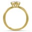 Split-Shank Bezel Diamond Ring, smallside view