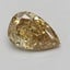 1.05 Ct. Fancy Intense Grayish Yellow Pear Lab Grown Diamond
