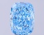 10.05 Ct. Fancy Vivid  Blue Cushion Lab Grown Diamond