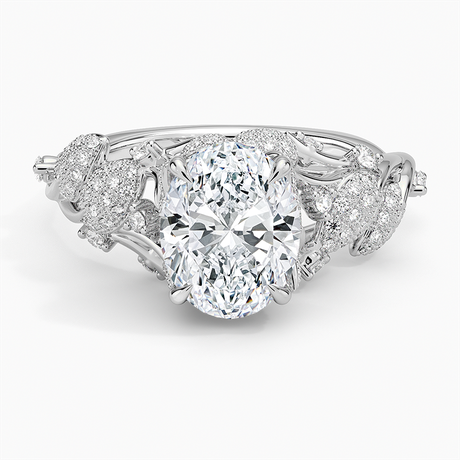 18K White Gold Luxe Canopy Diamond Ring