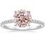 18K White Gold Ballad Three-Quarter Coverage Diamond Ring (1/4 ct. tw.), smalltop view